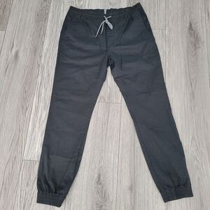 Volcom Black Jogger Pants with Drawstring